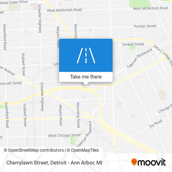 Cherrylawn Street map