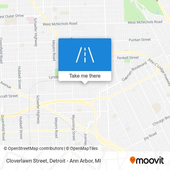 Cloverlawn Street map