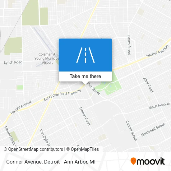 Mapa de Conner Avenue