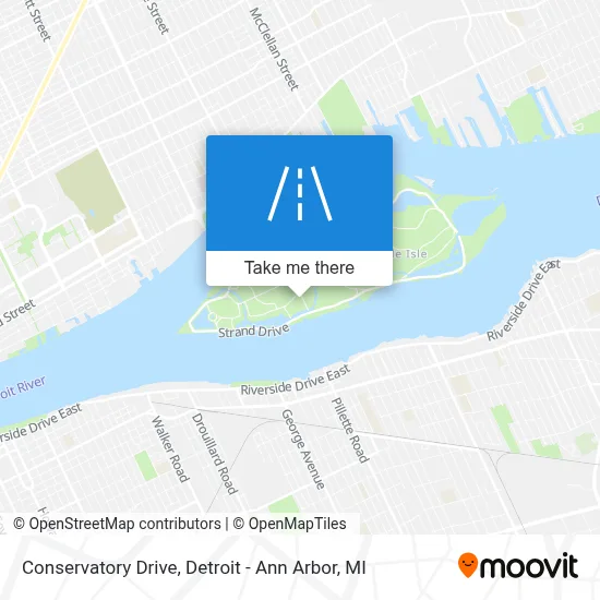 Conservatory Drive map