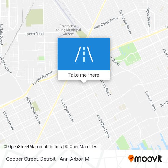Mapa de Cooper Street