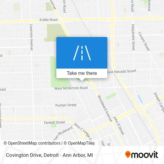 Covington Drive map