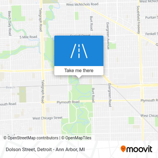 Mapa de Dolson Street