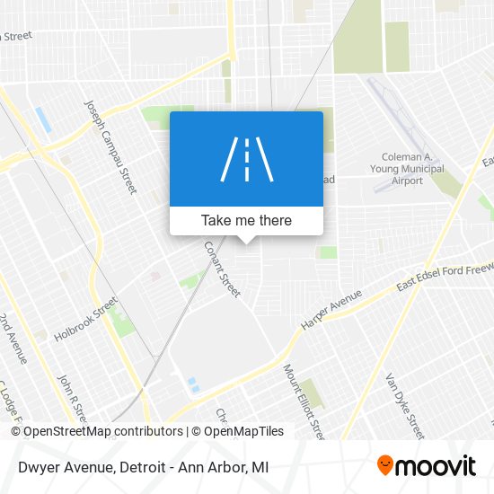 Mapa de Dwyer Avenue