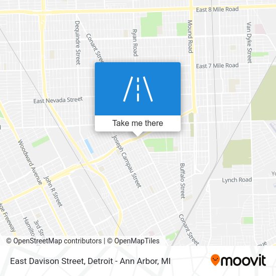 Mapa de East Davison Street
