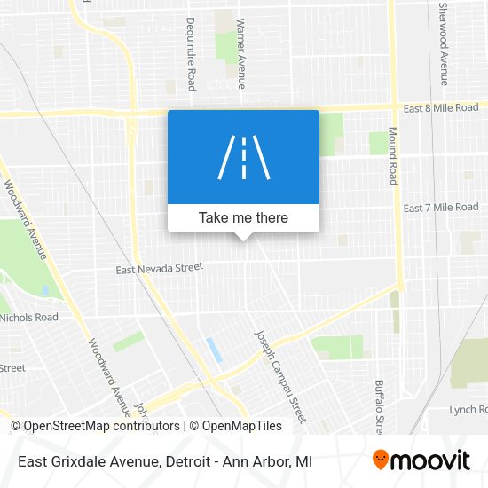Mapa de East Grixdale Avenue