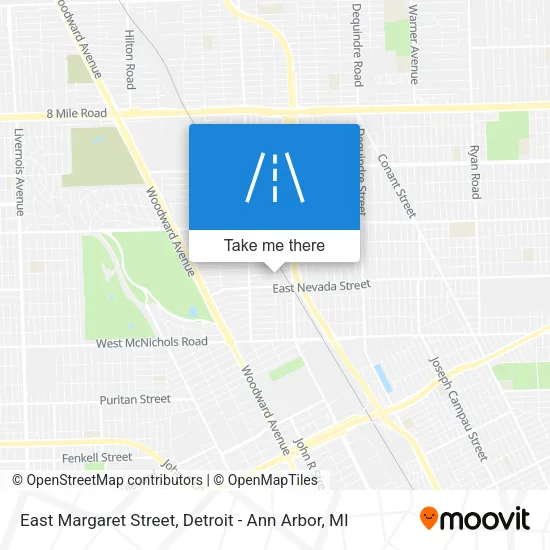 East Margaret Street map
