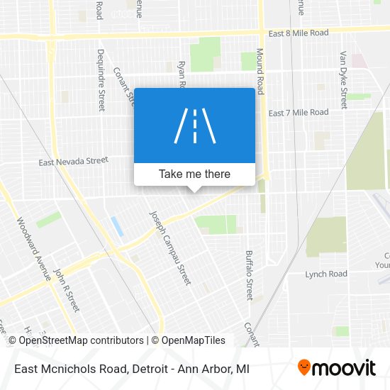 Mapa de East Mcnichols Road