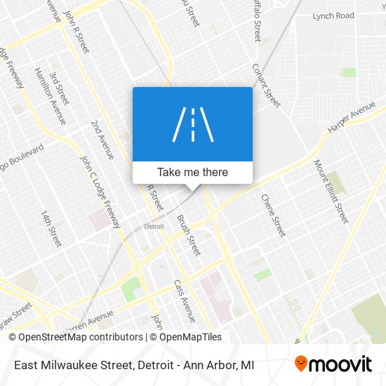 Mapa de East Milwaukee Street