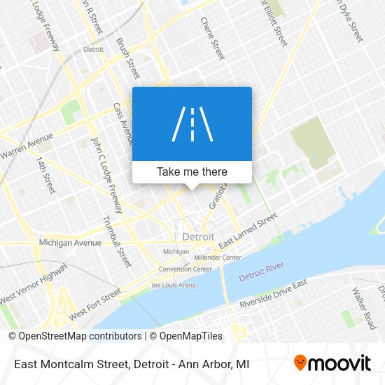 East Montcalm Street map