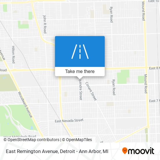 East Remington Avenue map