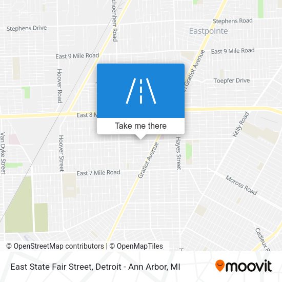 East State Fair Street map
