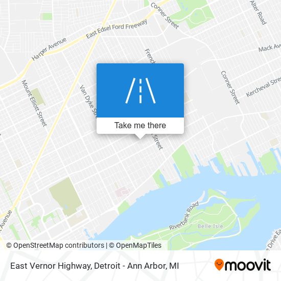 Mapa de East Vernor Highway