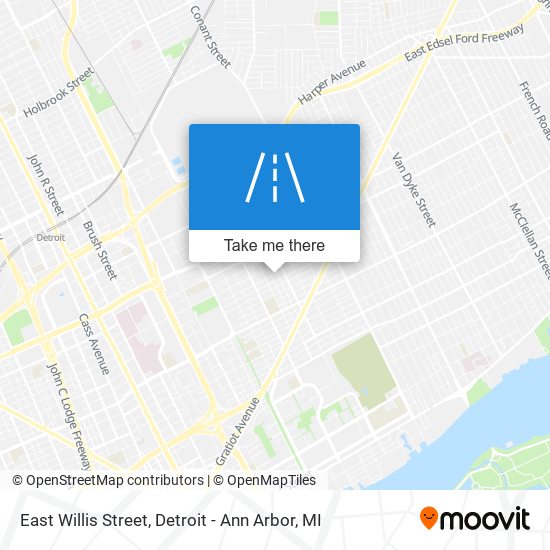 Mapa de East Willis Street