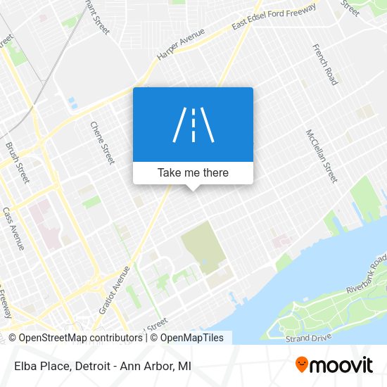 Elba Place map