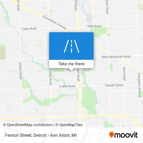Mapa de Fenton Street