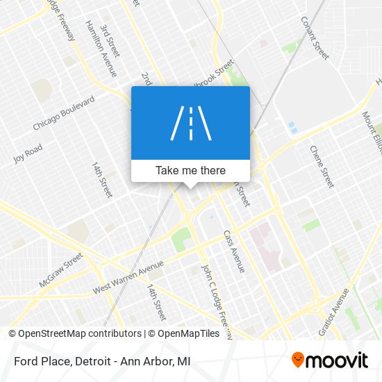 Mapa de Ford Place