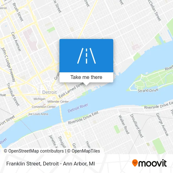 Franklin Street map