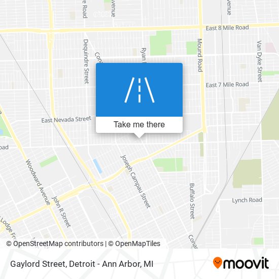 Gaylord Street map