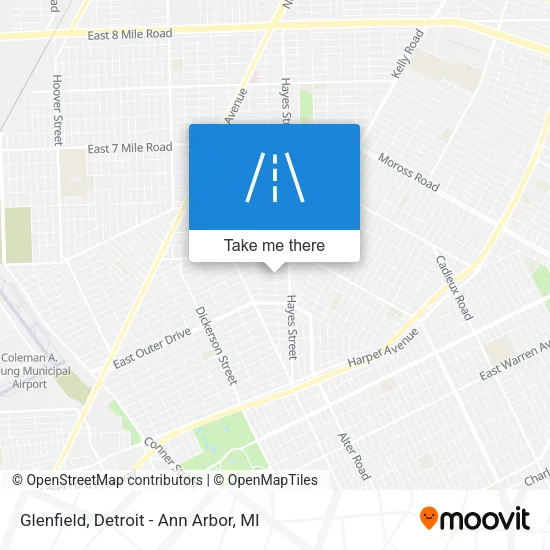 Glenfield map