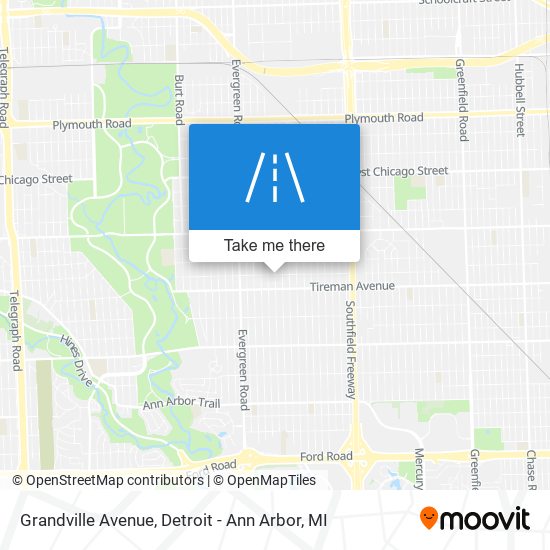 Grandville Avenue map