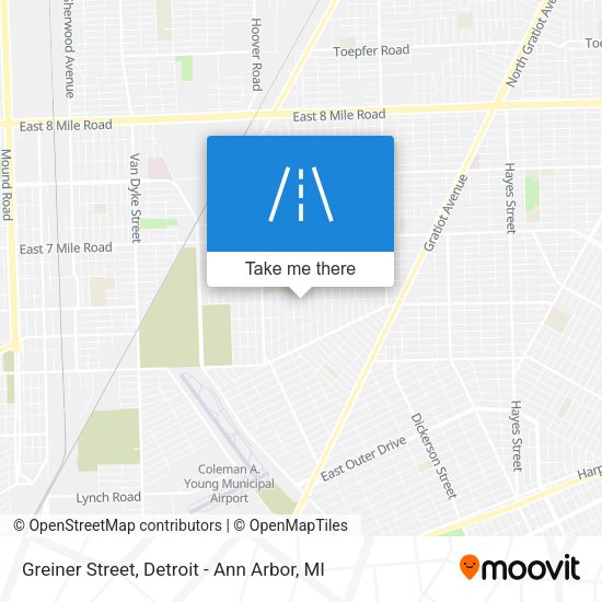 Mapa de Greiner Street