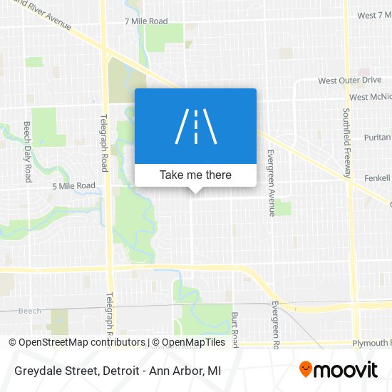 Greydale Street map