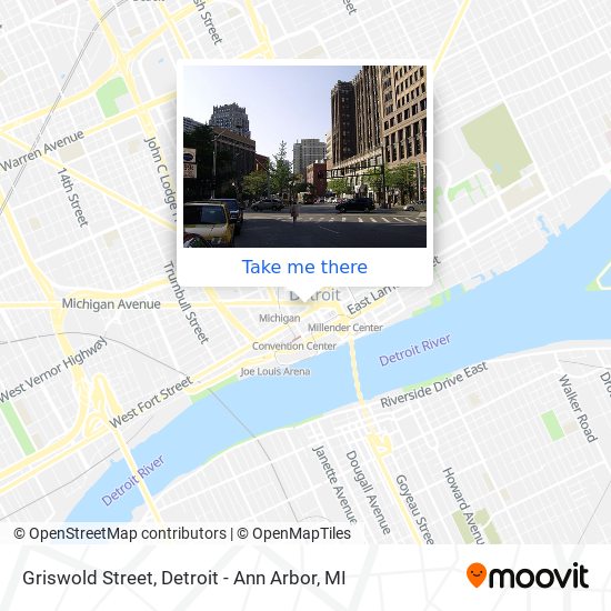 Griswold Street map