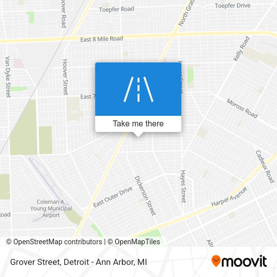 Mapa de Grover Street