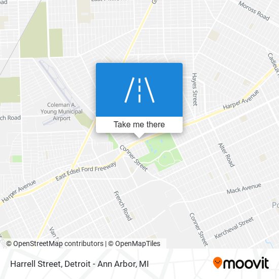 Harrell Street map