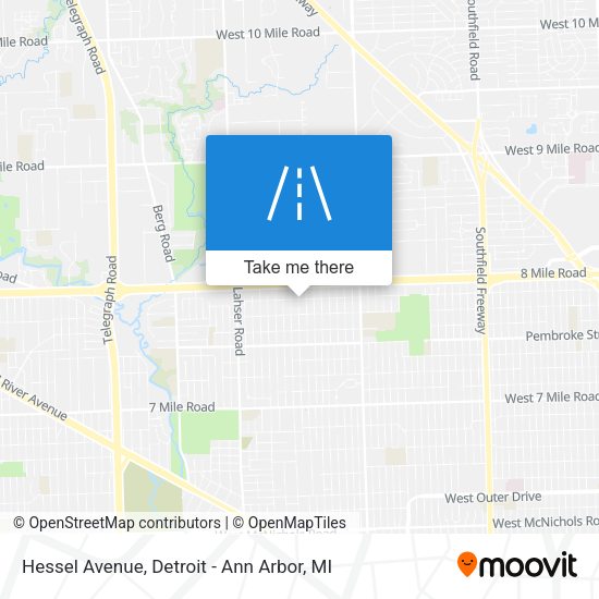 Mapa de Hessel Avenue