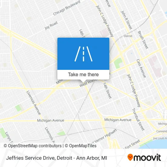 Jeffries Service Drive map