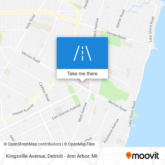 Mapa de Kingsville Avenue