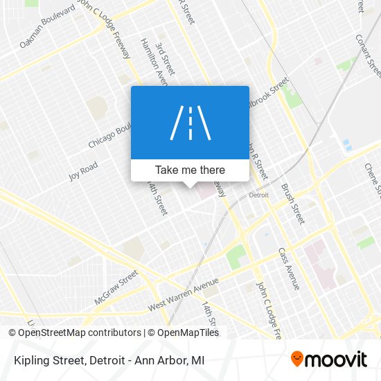 Mapa de Kipling Street