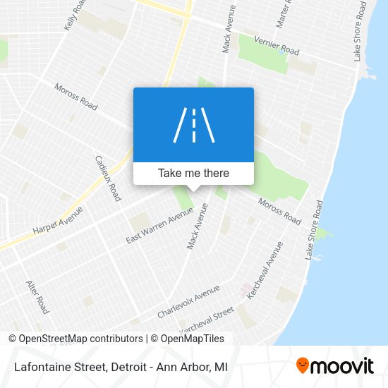 Mapa de Lafontaine Street