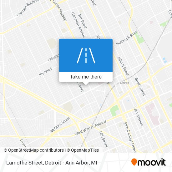 Lamothe Street map