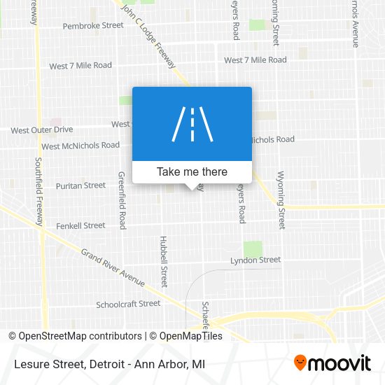 Mapa de Lesure Street