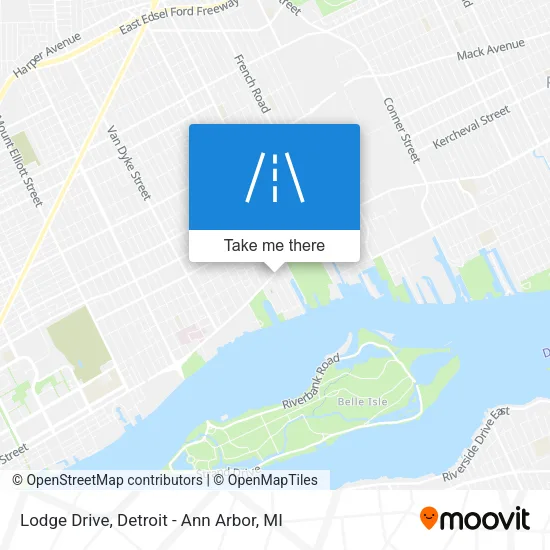 Lodge Drive map