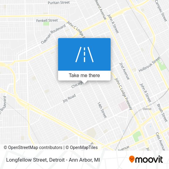 Mapa de Longfellow Street