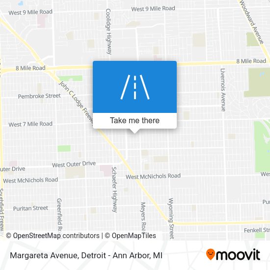Mapa de Margareta Avenue