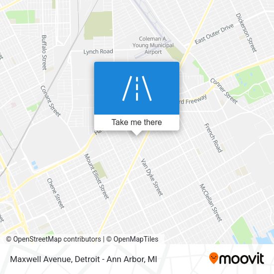 Maxwell Avenue map