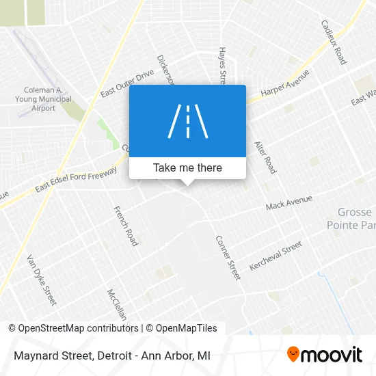 Maynard Street map