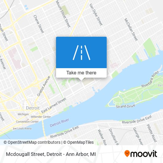 Mapa de Mcdougall Street