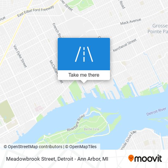 Meadowbrook Street map