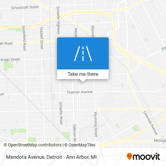 Mapa de Mendota Avenue