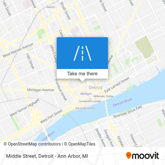 Middle Street map