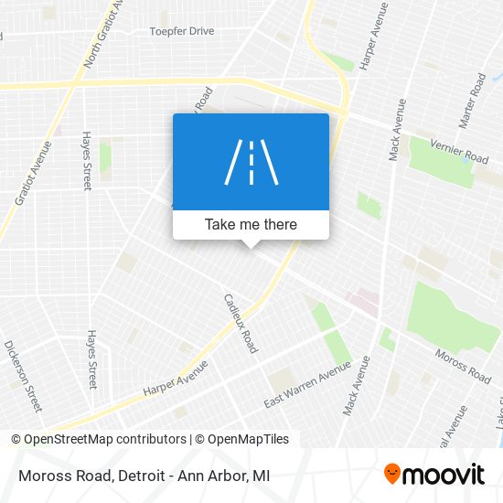 Moross Road map