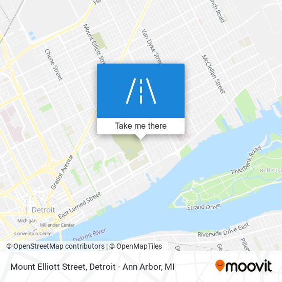 Mount Elliott Street map