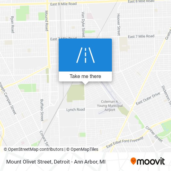 Mount Olivet Street map