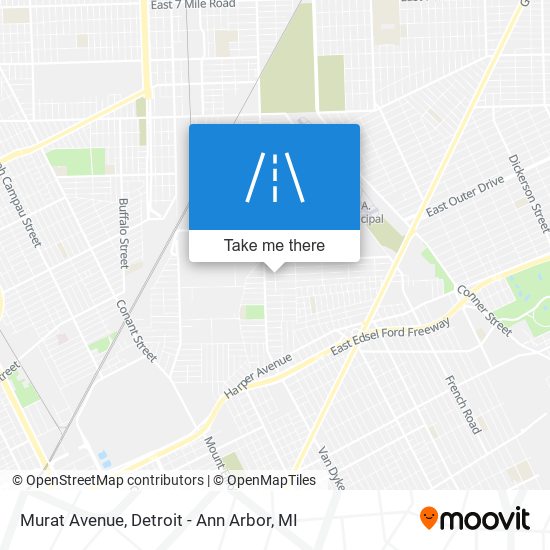 Murat Avenue map